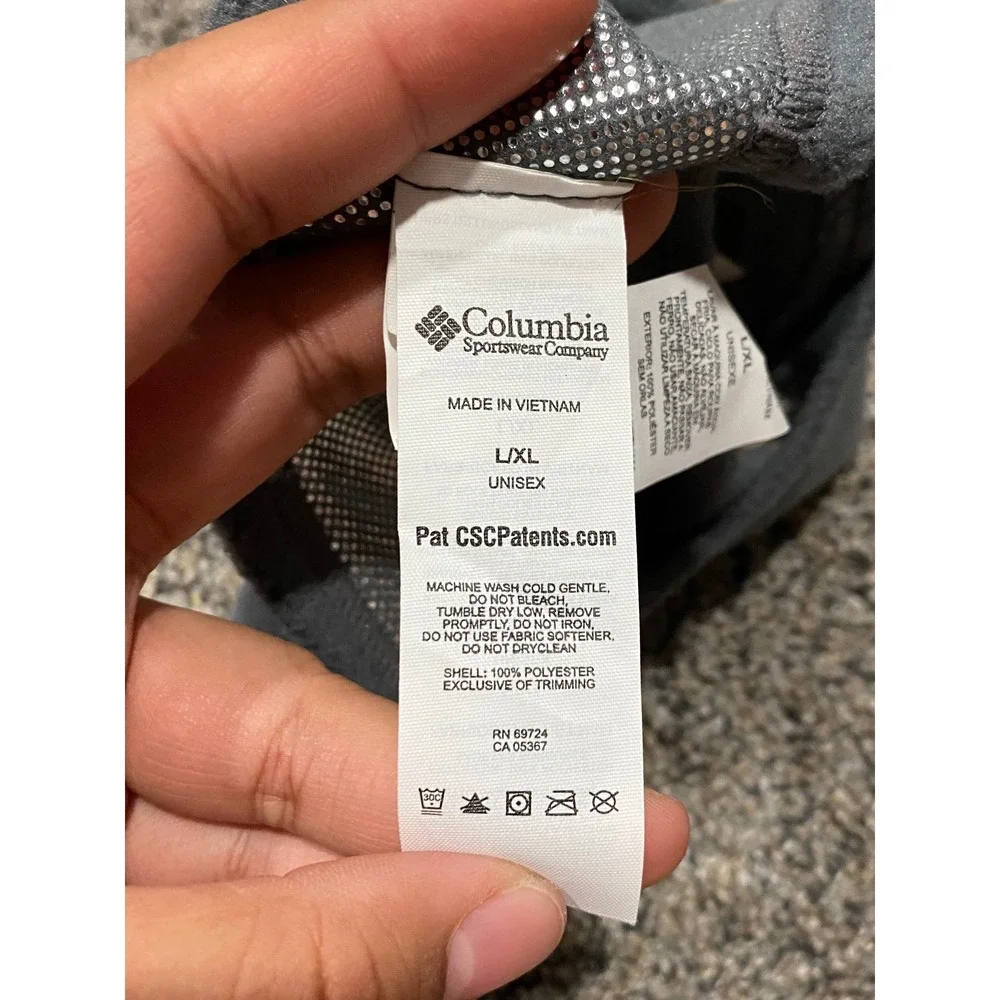 Columbia Fleece Headband L/XL Grey NWT Omni-Heat Thermal Reflective Earband